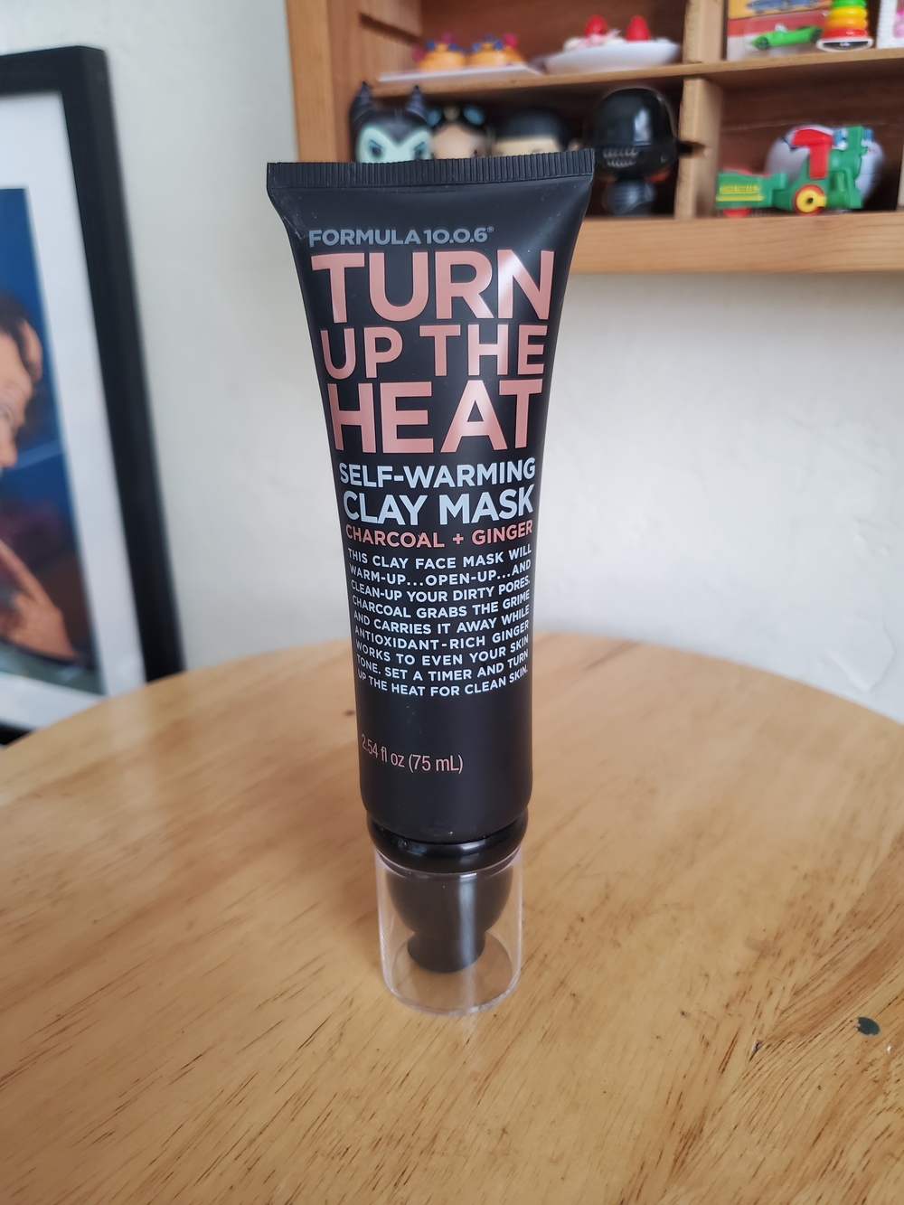 Formula 10.0.6 Turn Up The Heat Self-Warming Clay Mask - Black